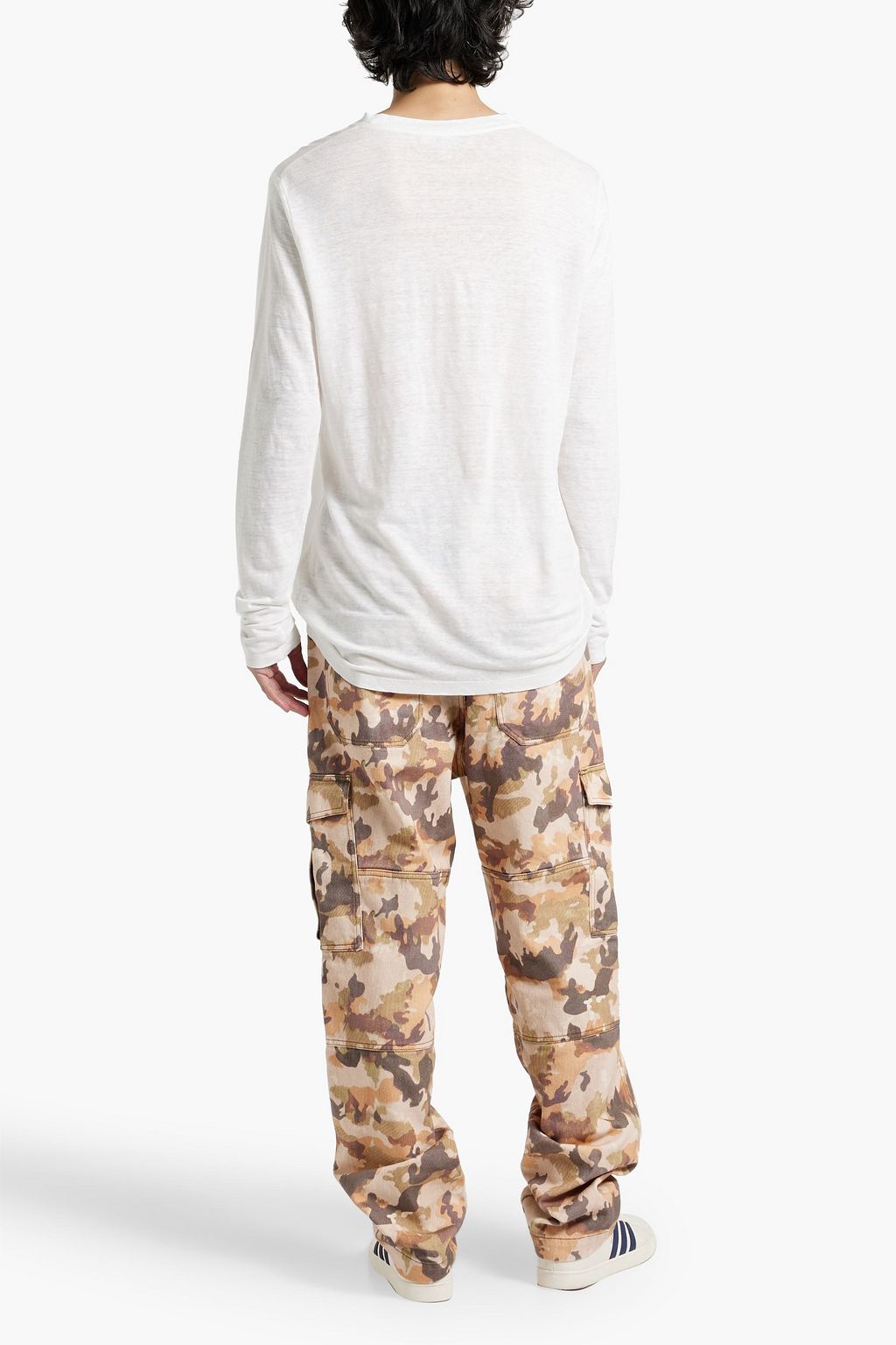 ISABEL MARANT Kindan linen-jersey T-shirt