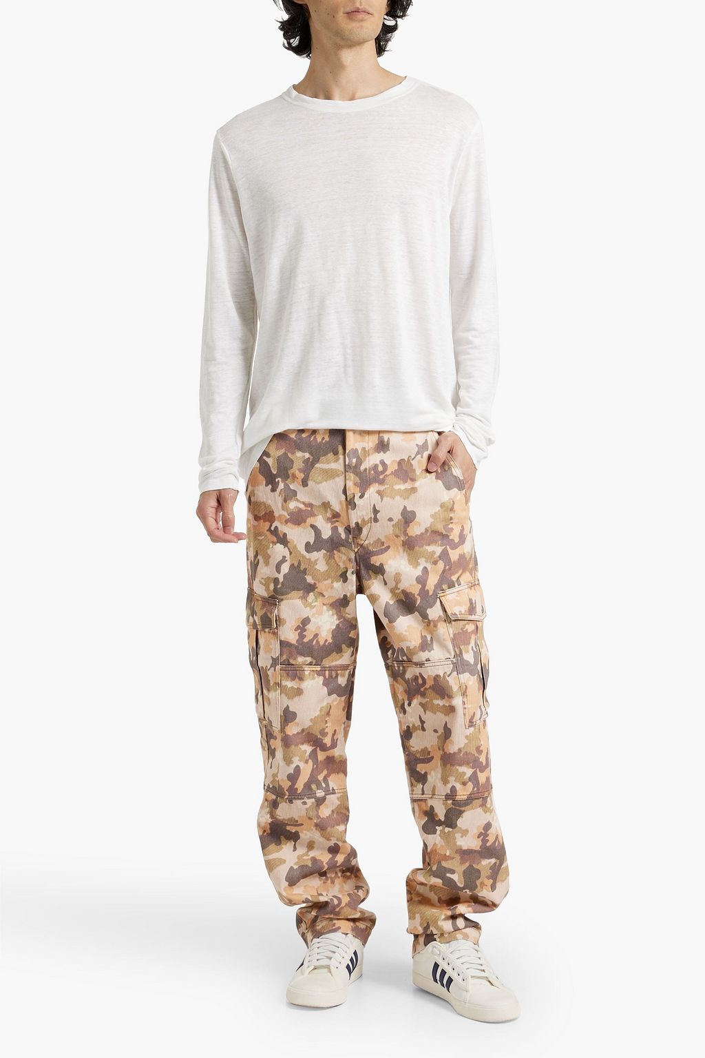 ISABEL MARANT Kindan linen-jersey T-shirt
