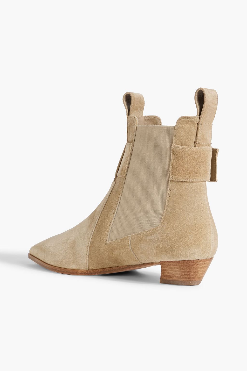 ROGER VIVIER Viv Ranch buckled suede ankle boots
