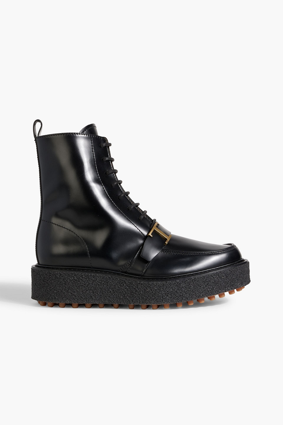 Tod's Creeper Belted Boot In Black