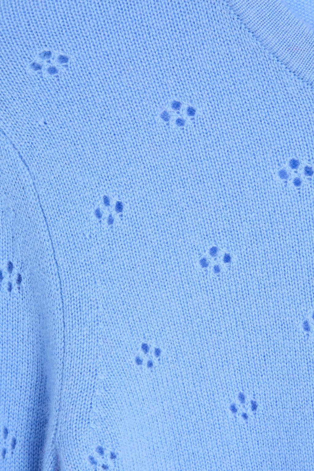 GUEST IN RESIDENCE Pointelle-knit cashmere cardigan