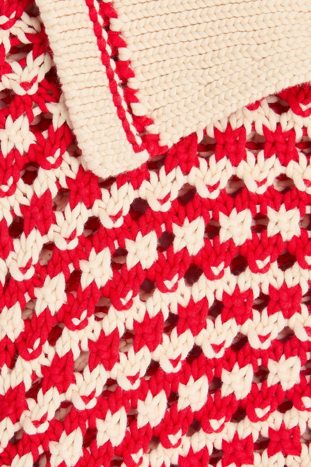GUEST IN RESIDENCE Crochet-knit cotton-blend jacket