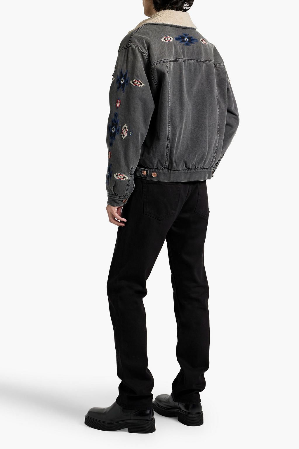 ISABEL MARANT Jared embroidered denim jacket