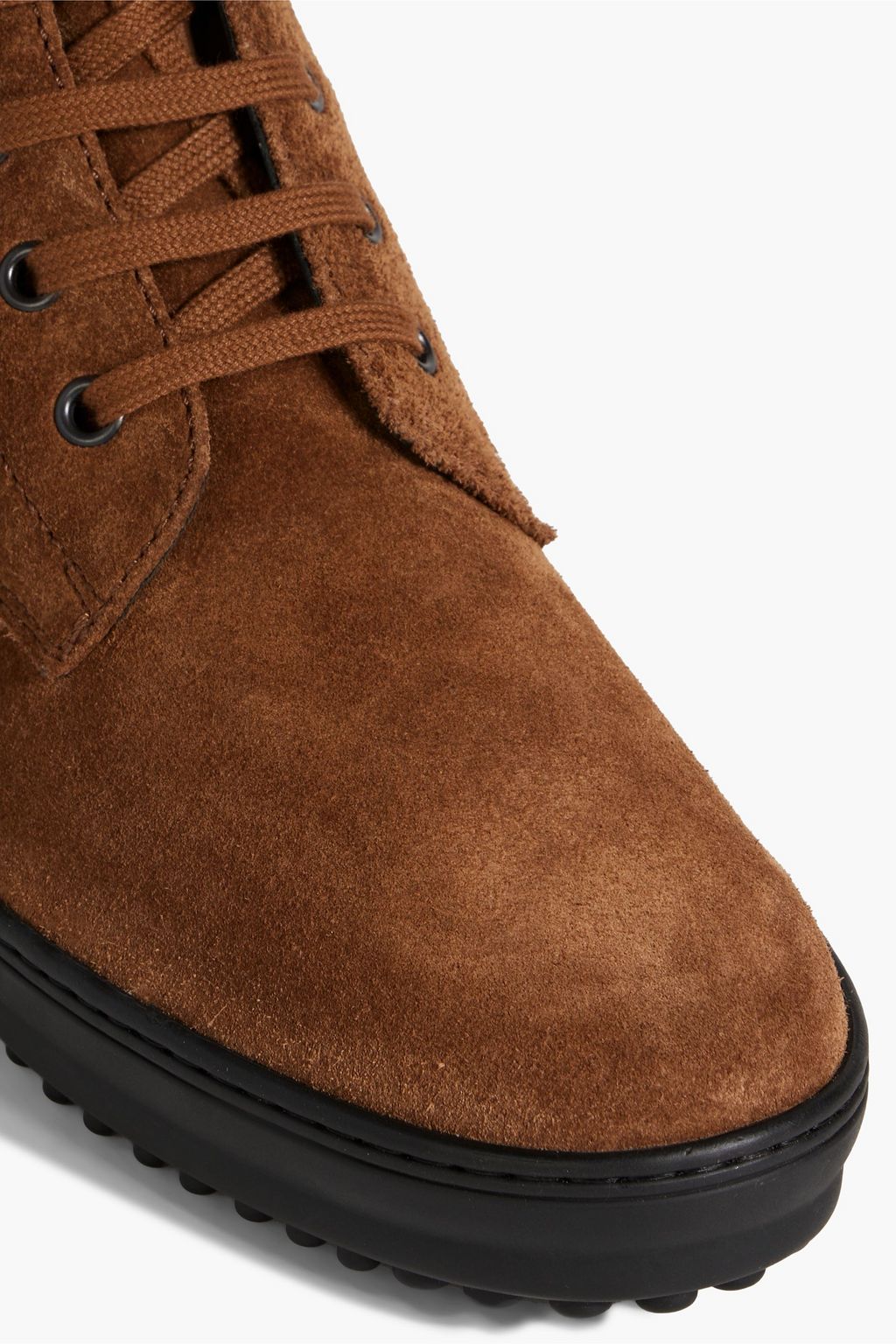 TOD'S Suede combat boots