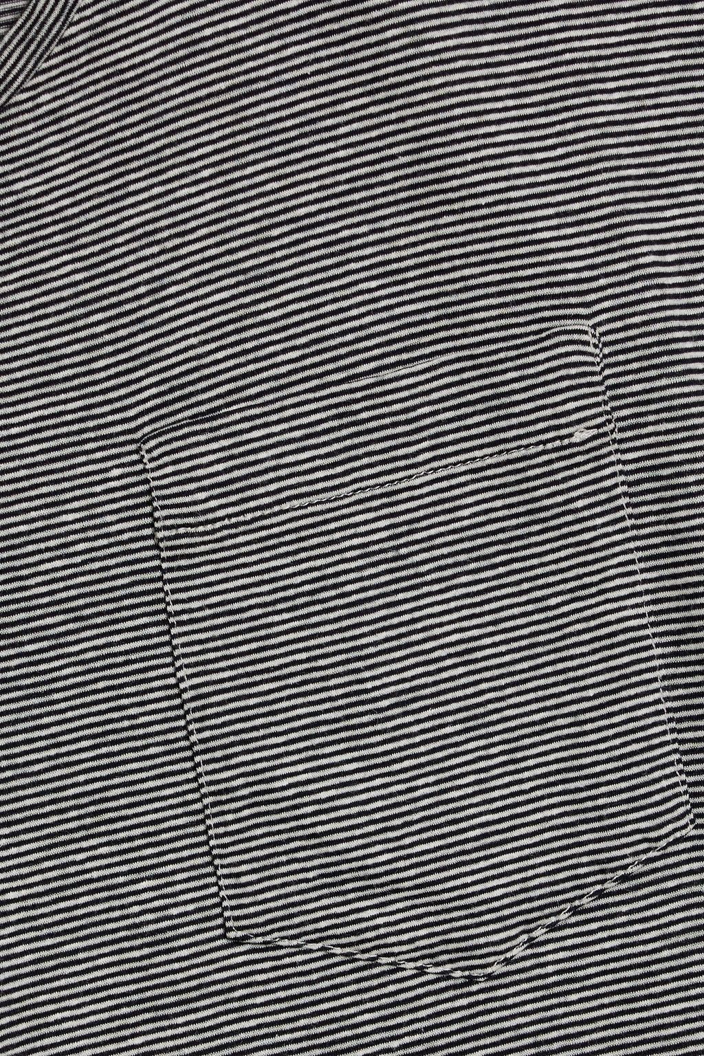 BOGLIOLI Striped cotton and linen-blend jersey T-shirt