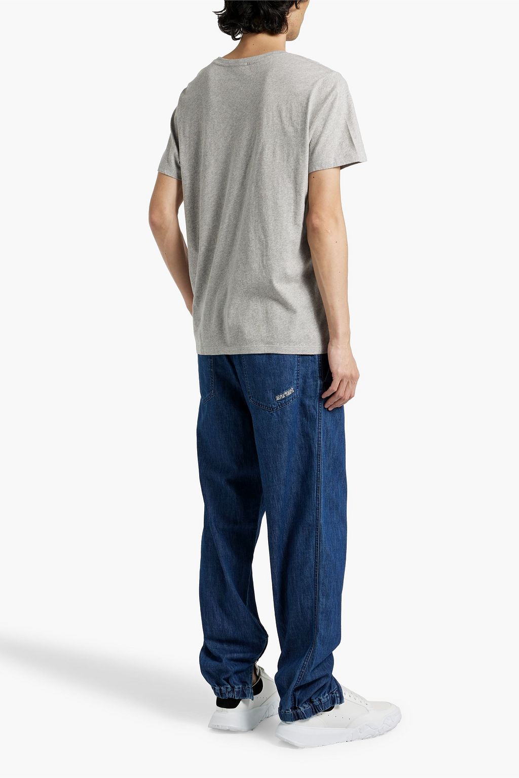 ISABEL MARANT Mélange printed cotton-jersey T-shirt