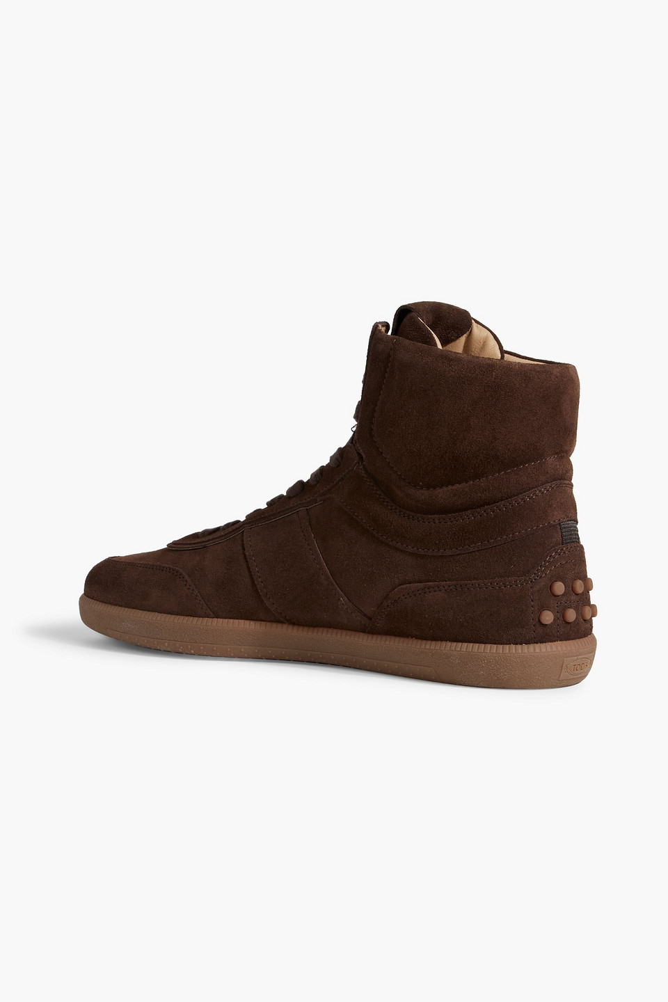 TOD'S SUEDE HIGH-TOP SNEAKERS