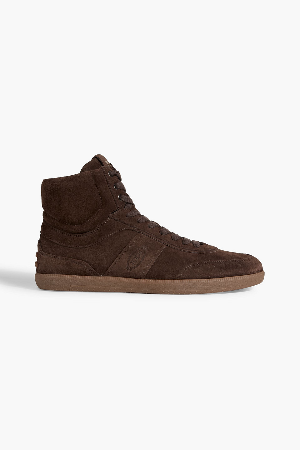TOD'S SUEDE HIGH-TOP SNEAKERS