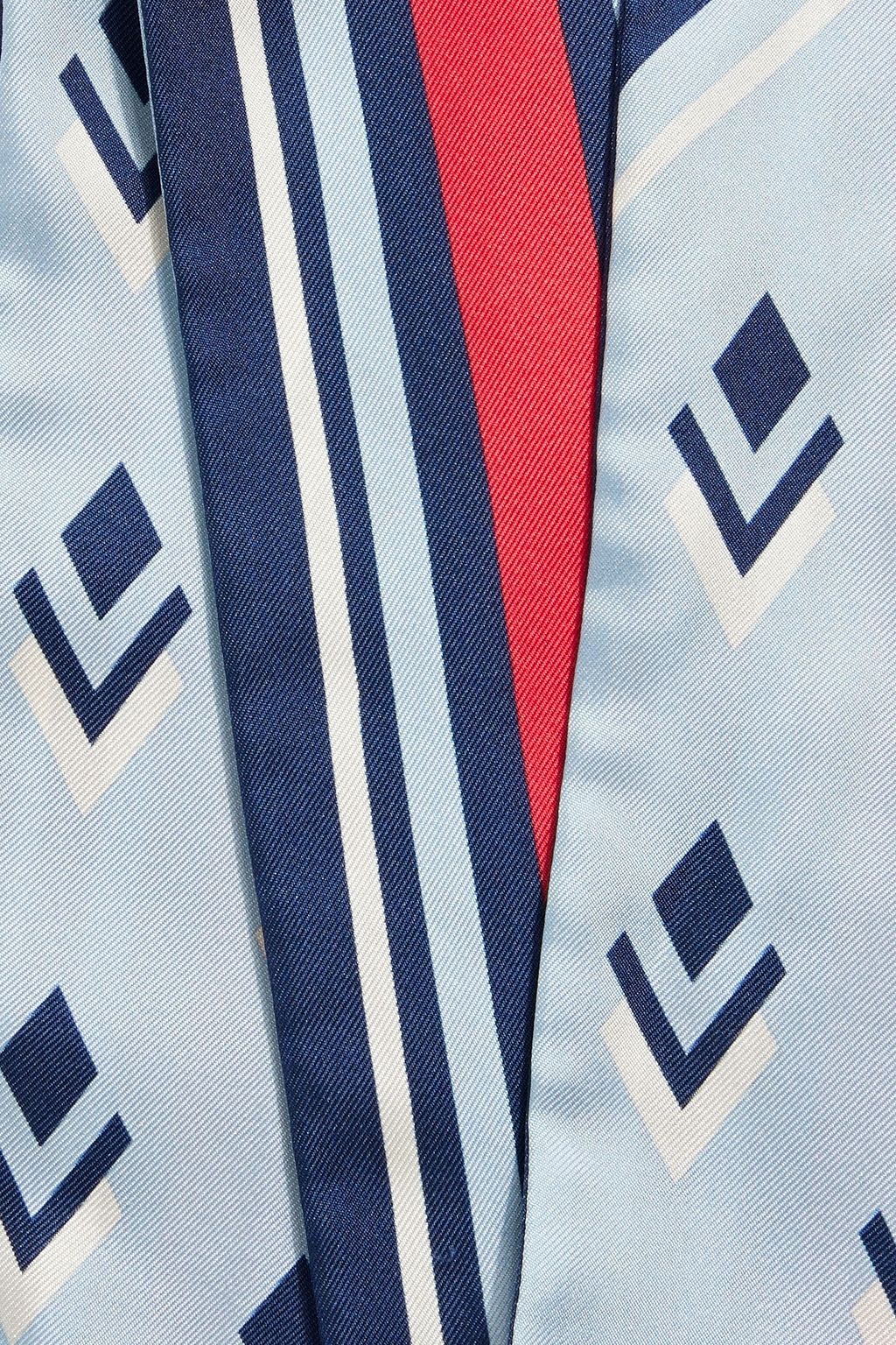 VALENTINO GARAVANI Printed silk-twill scarf