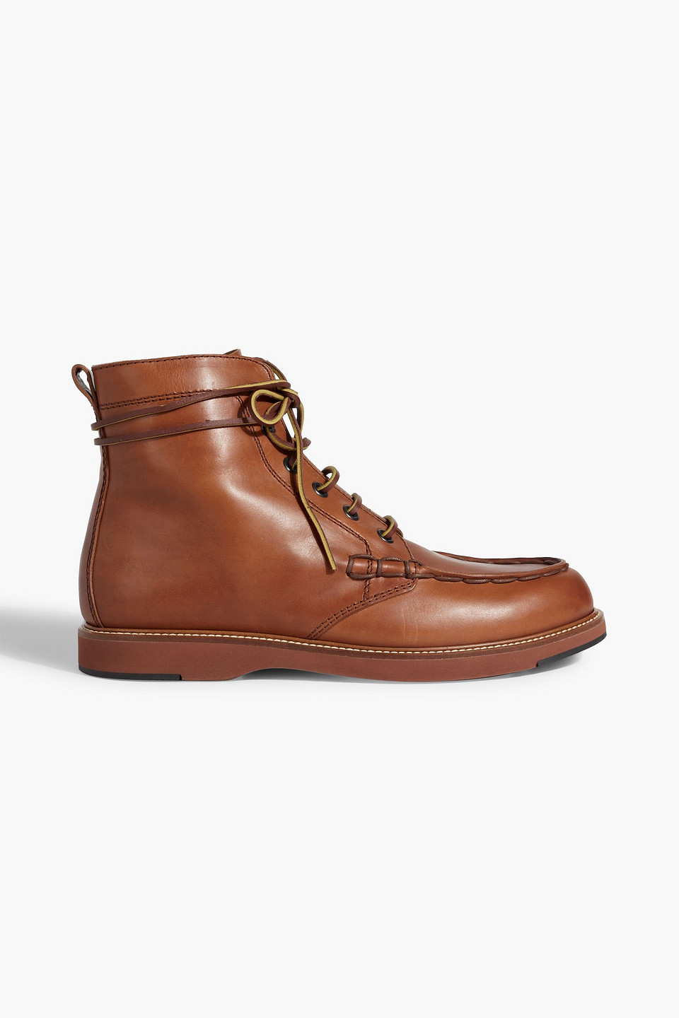 Tod's Leather Boots In Tan