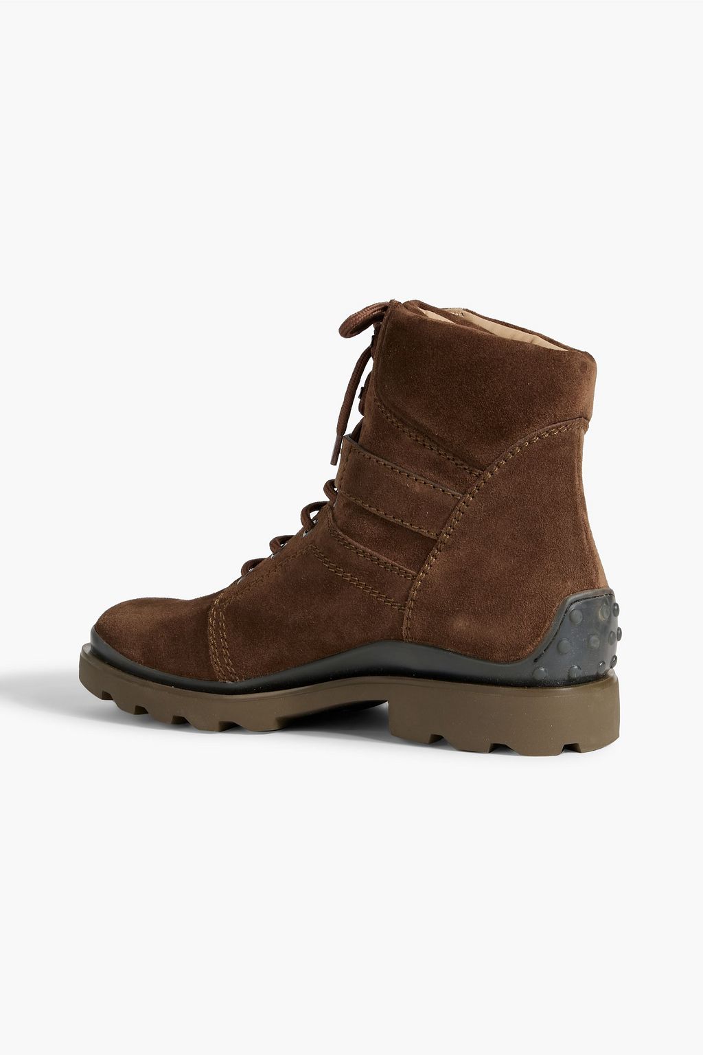 TOD'S Buckled suede boots
