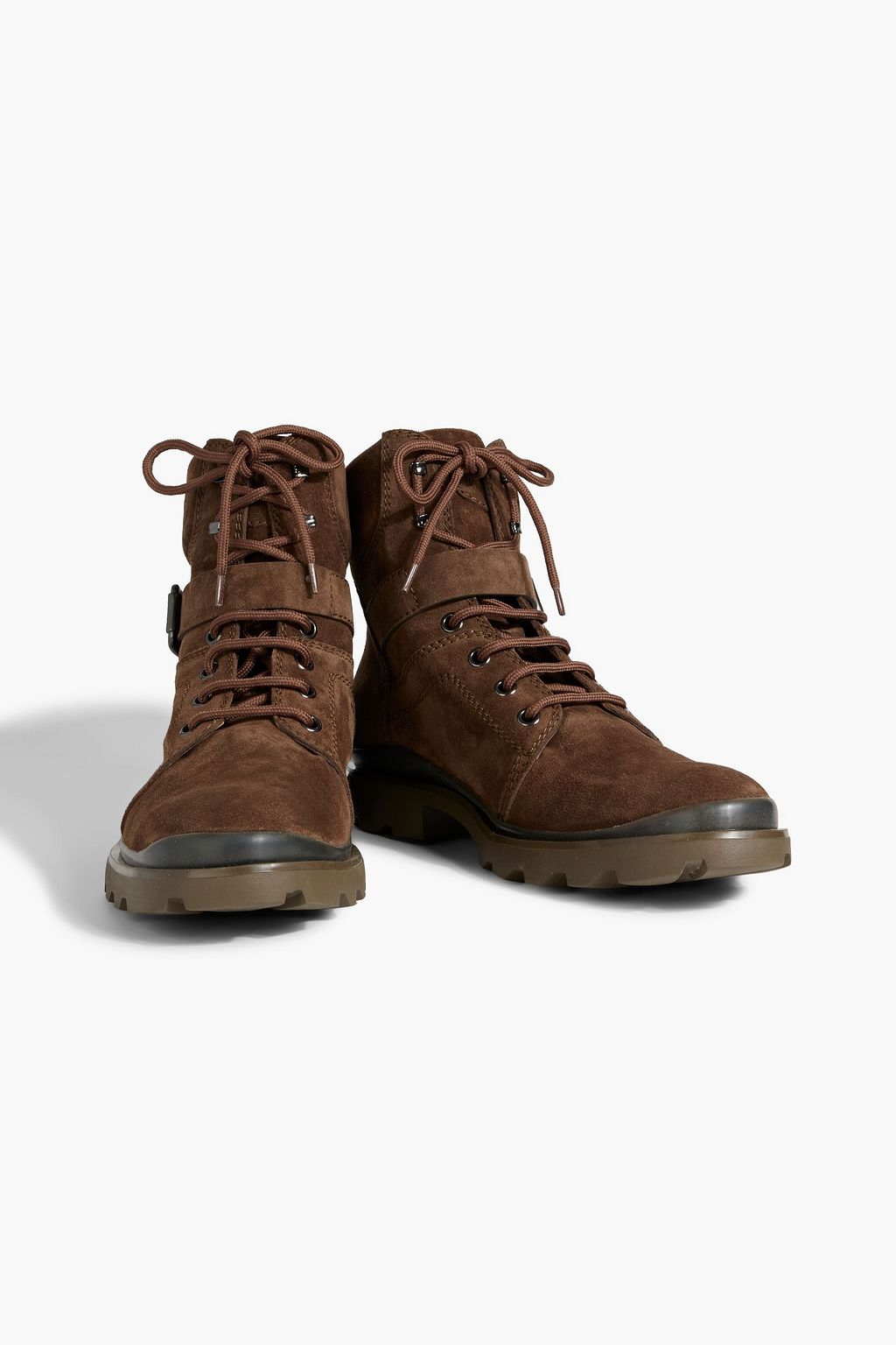 TOD'S Buckled suede boots