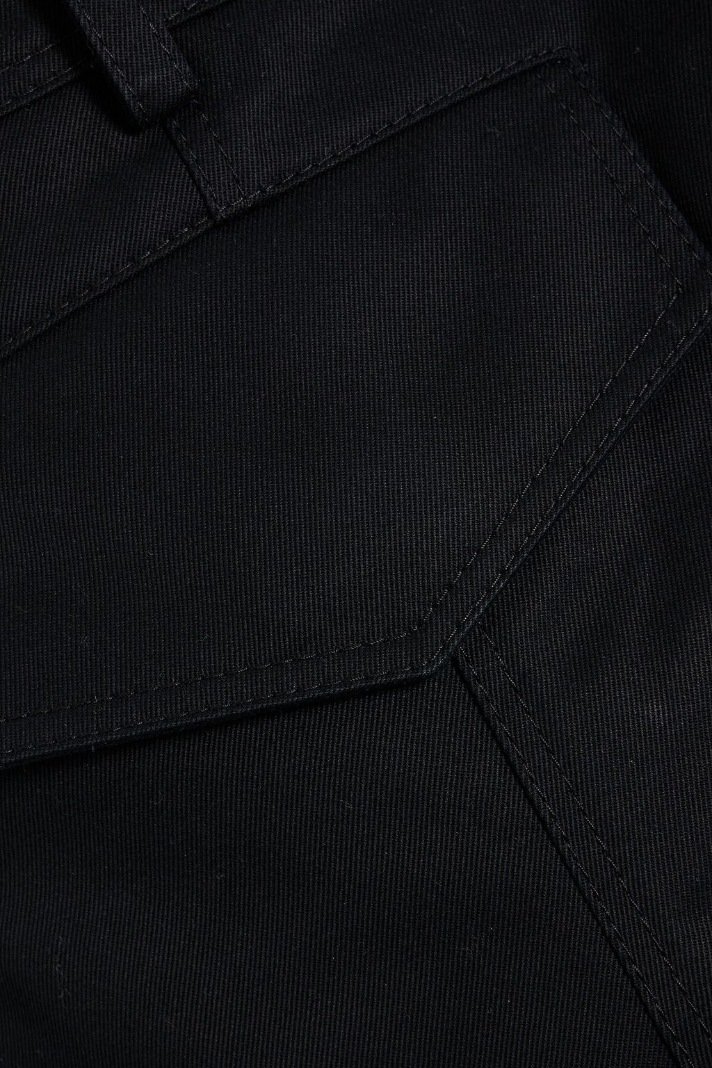 VALENTINO GARAVANI Flared cotton-twill mini skirt