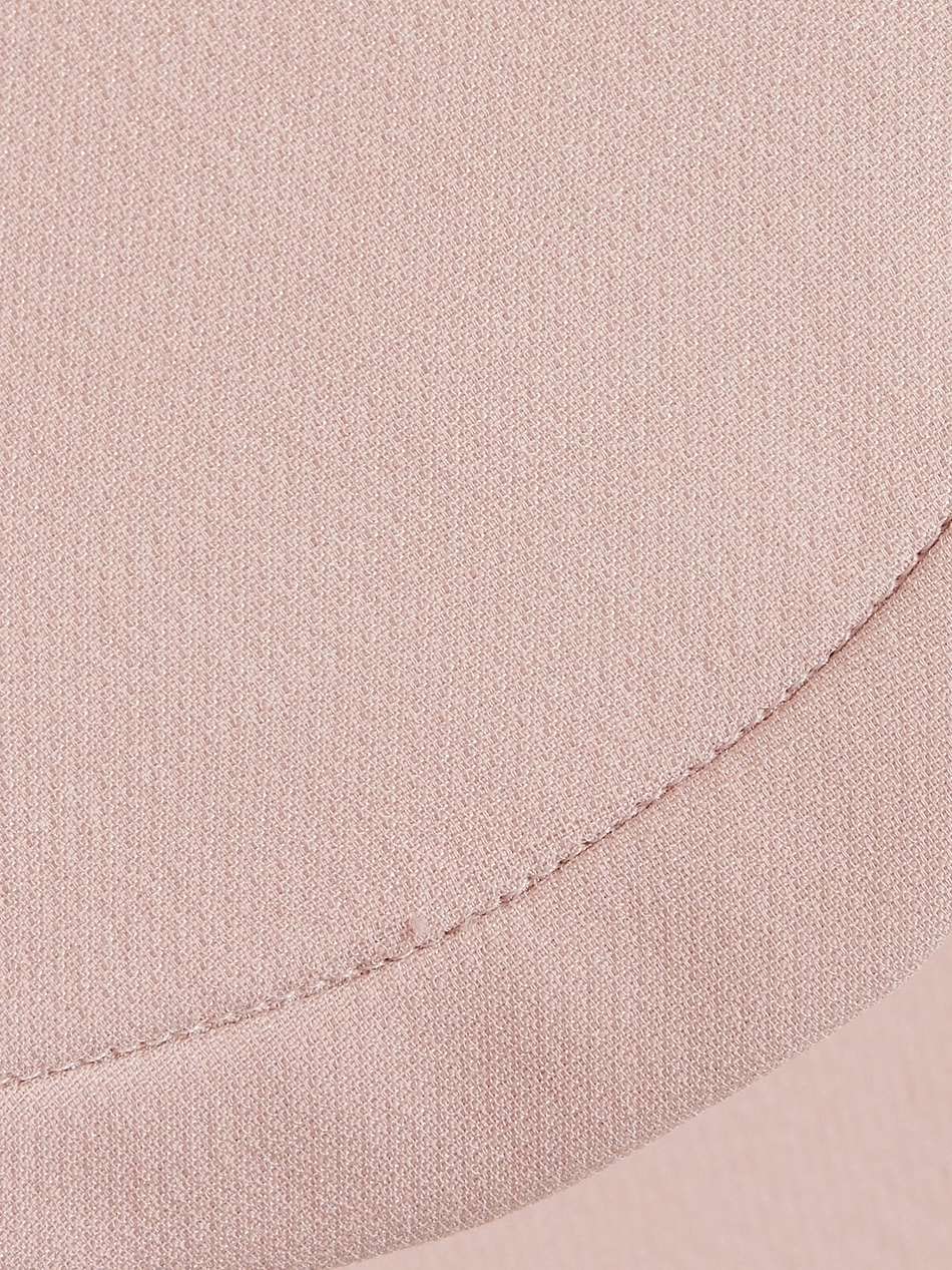 wool and silk-blend crepe mini dress