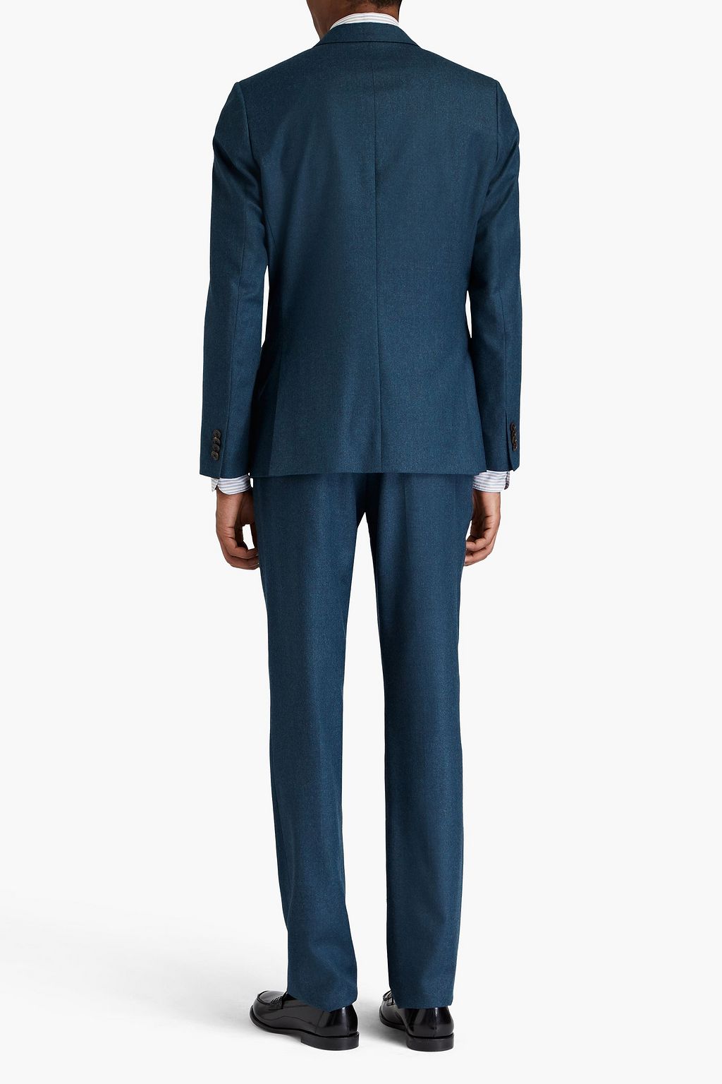 PAUL SMITH Wool and cashmere-blend flannel suit