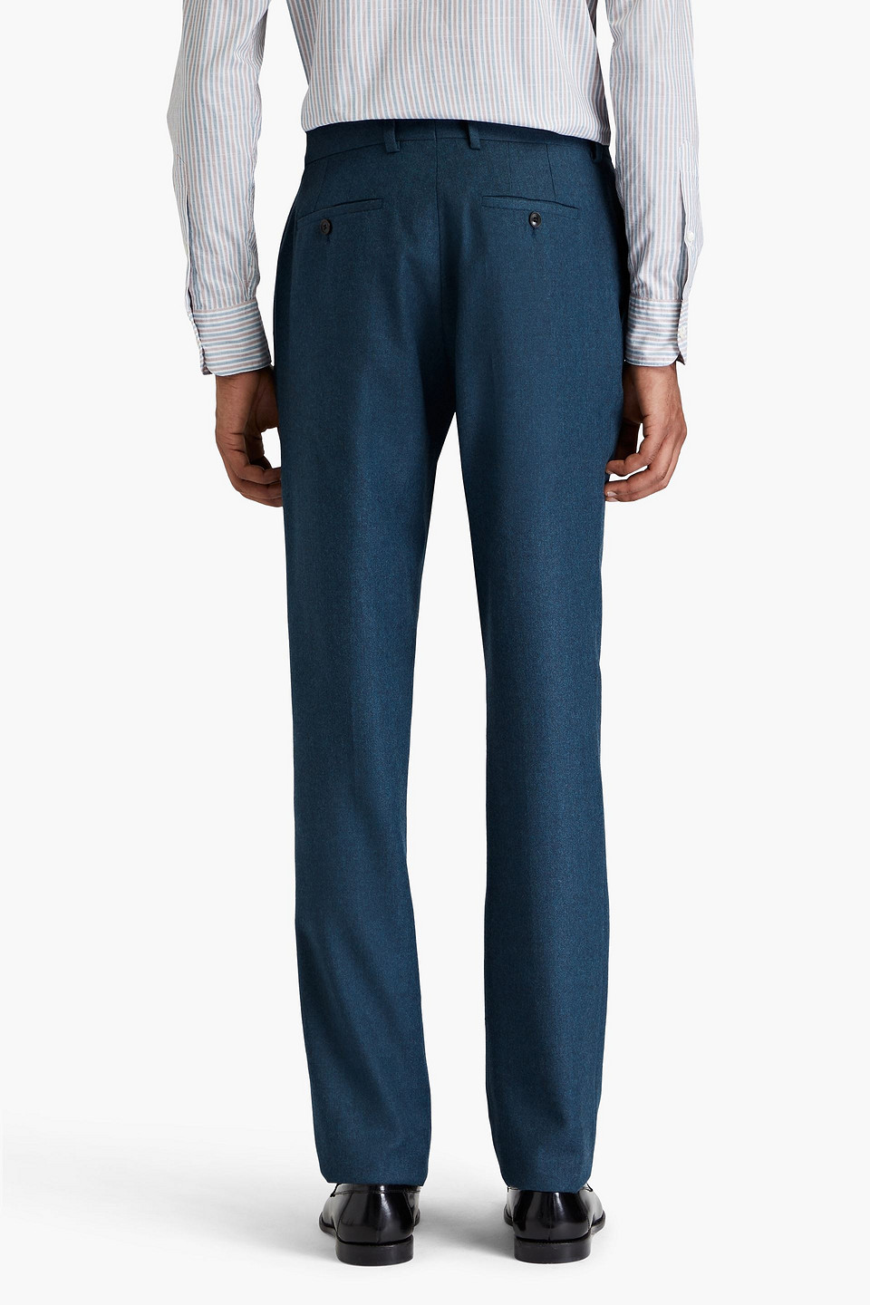 Shop Paul Smith Wool And Cashmere-blend Flannel Suit In Storm Blue