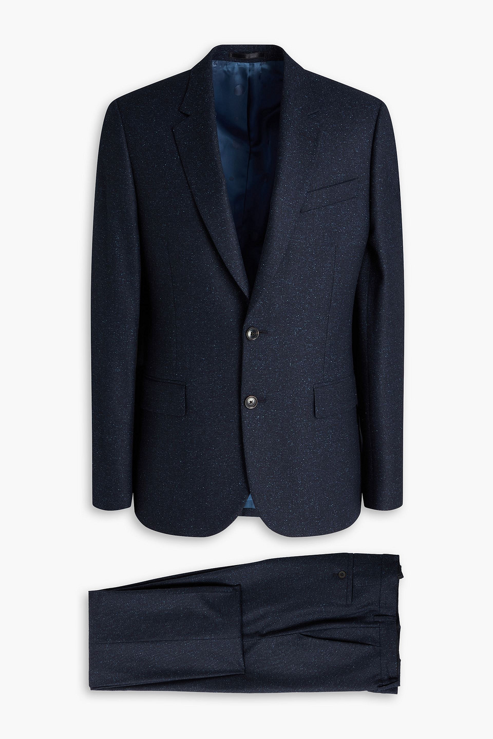 Paul Smith Donegal Wool-blend Suit In Midnight Blue