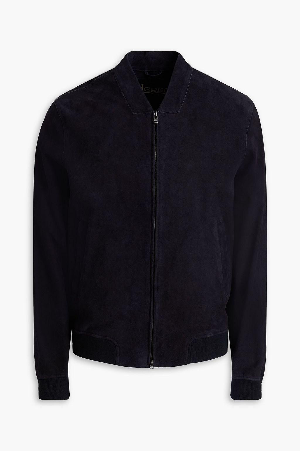 HERNO Suede bomber jacket THE OUTNET