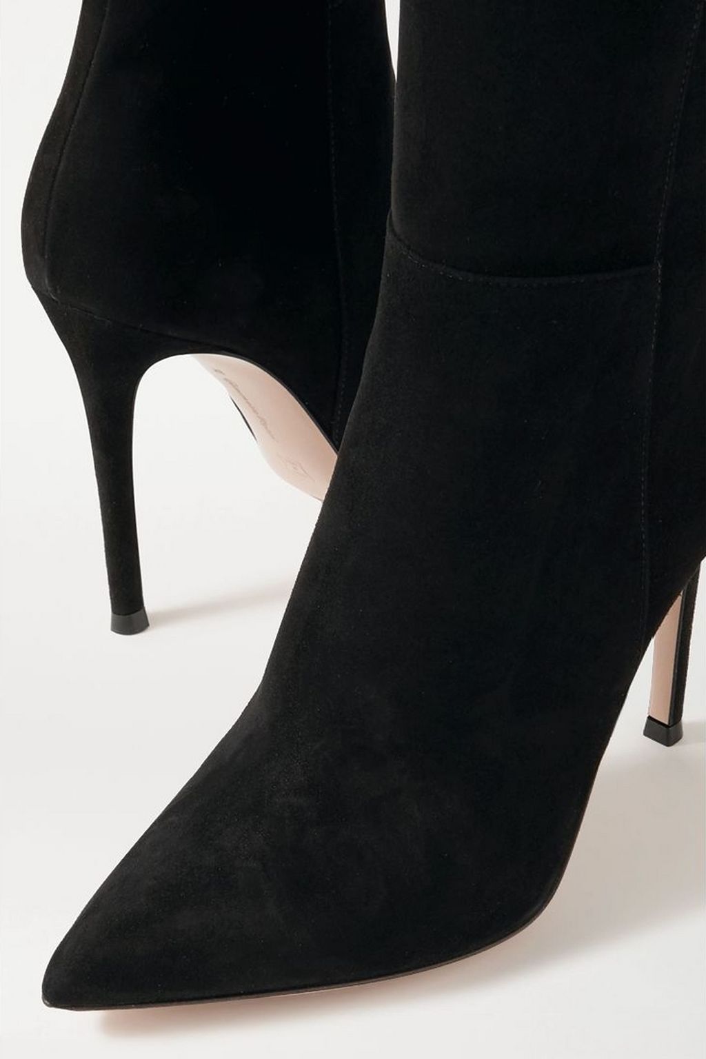GIANVITO ROSSI 105 Overknees aus Veloursleder