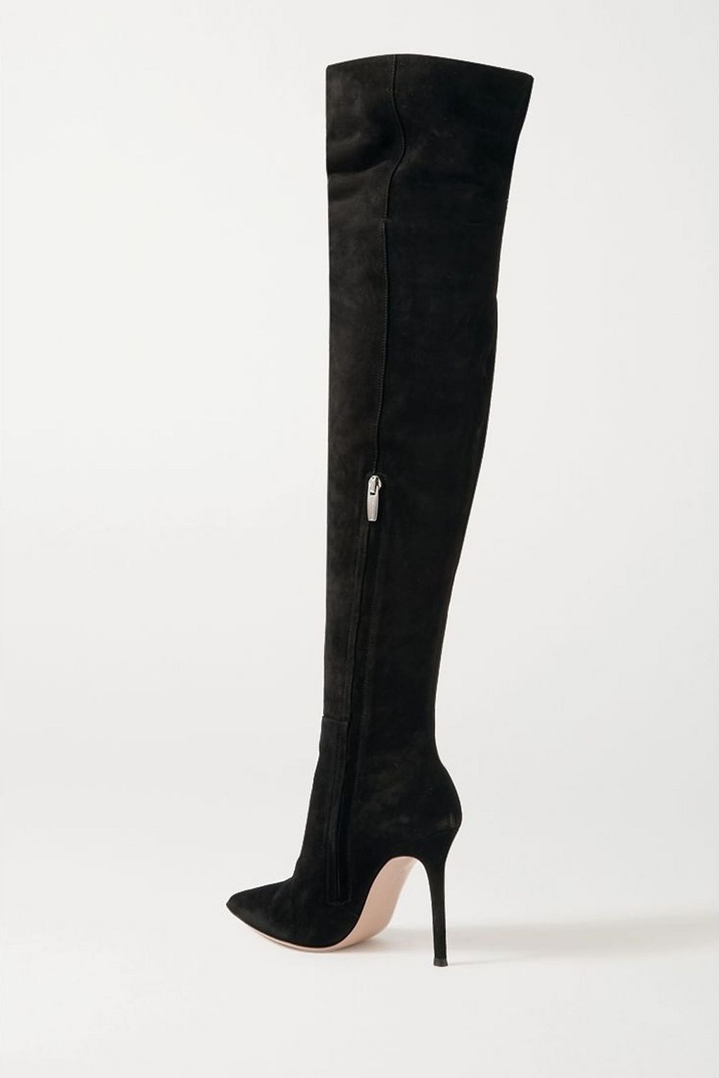 GIANVITO ROSSI 105 Overknees aus Veloursleder