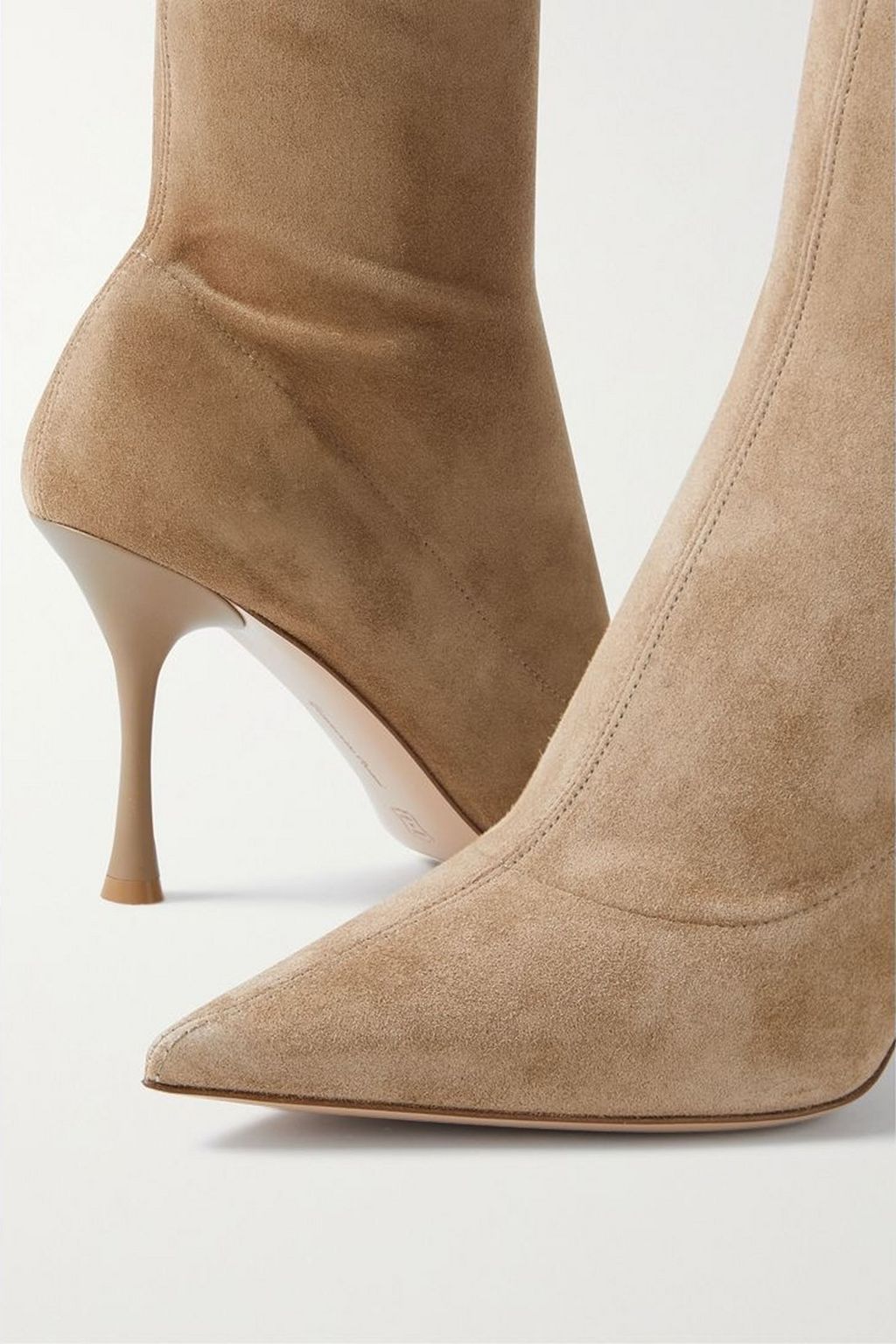 GIANVITO ROSSI 85 suede ankle boots