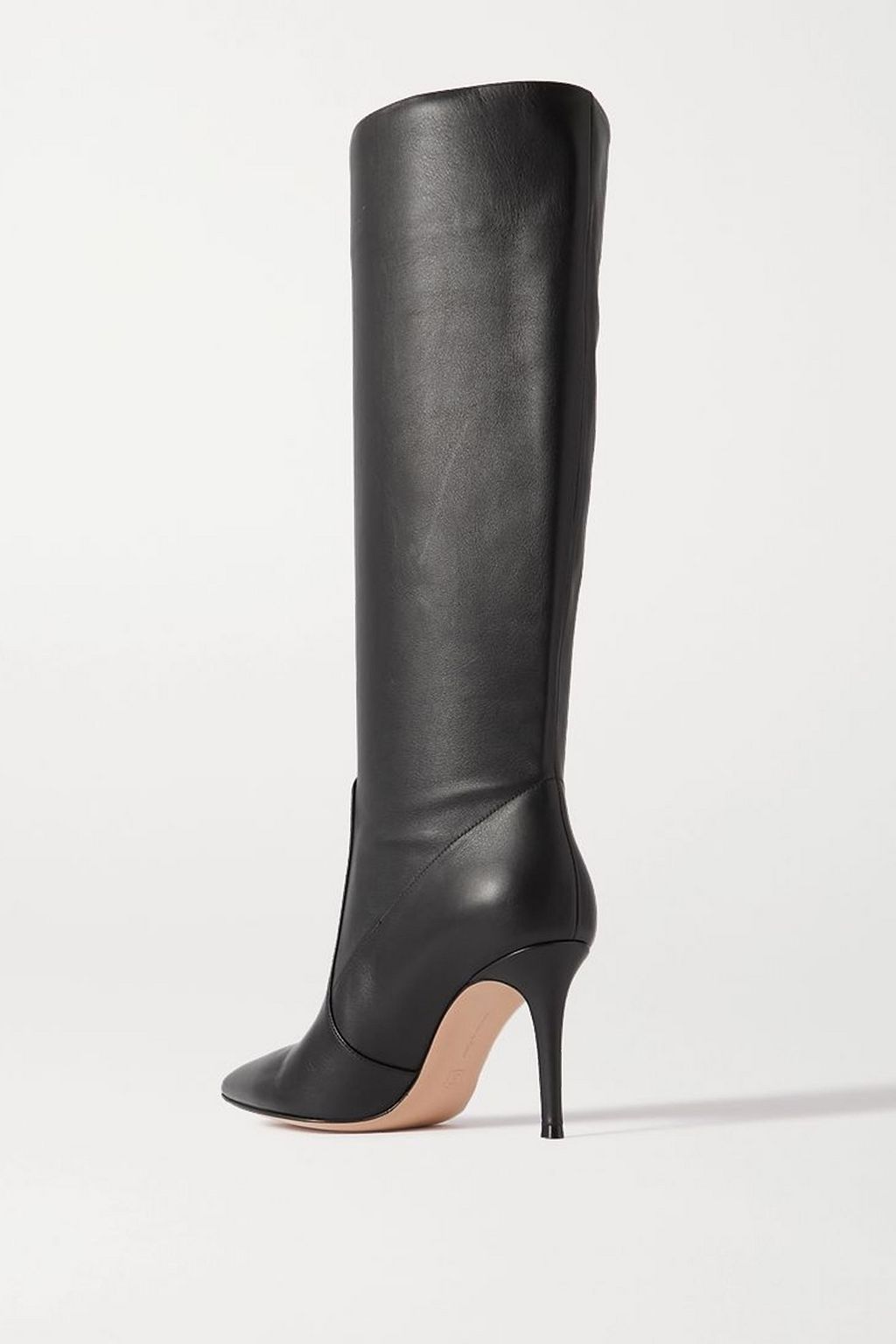 GIANVITO ROSSI 85 レザー ニーハイブーツ