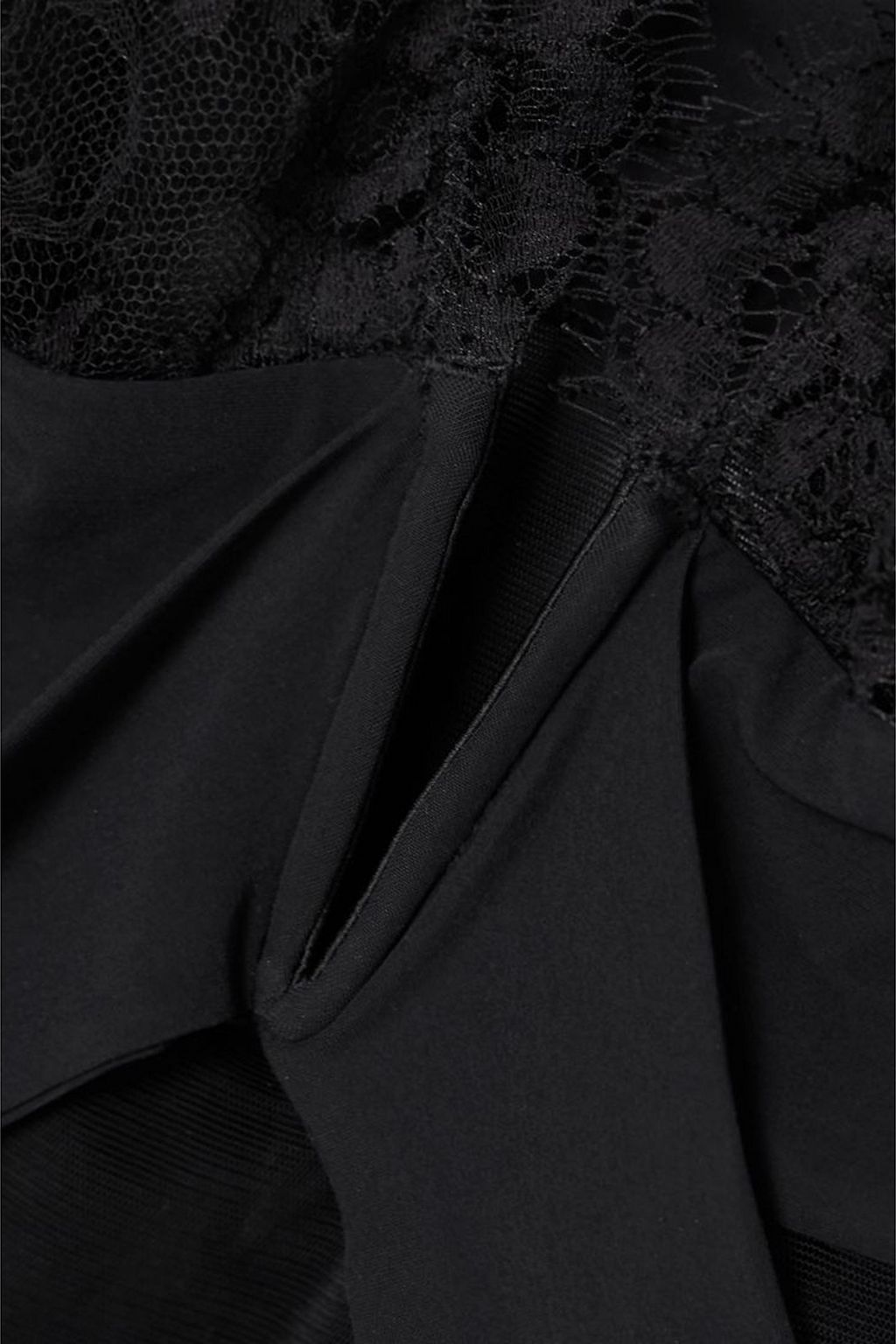 I.D. SARRIERI 히스토아 드 느와르 레이스 튤 스트레치 저지 보디스