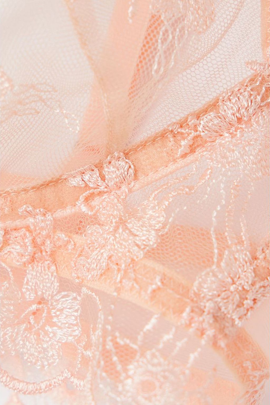 I.D. SARRIERI Loulou embroidered tulle underwired soft-cup bra