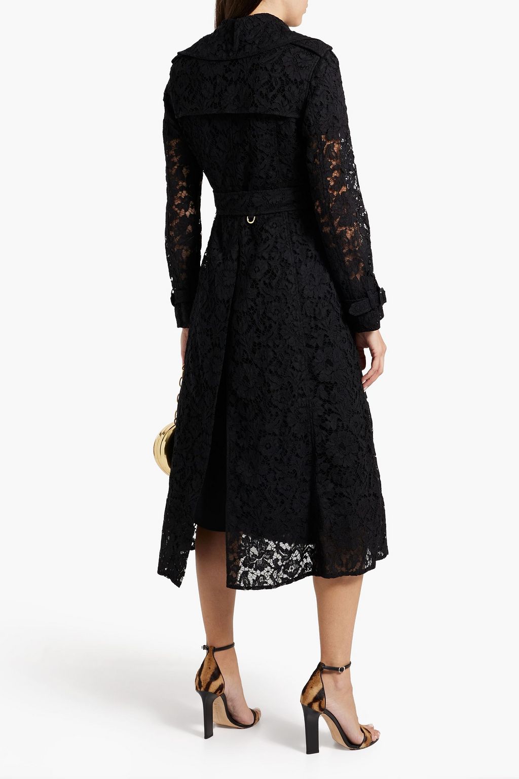 VALENTINO GARAVANI Corded lace trench coat
