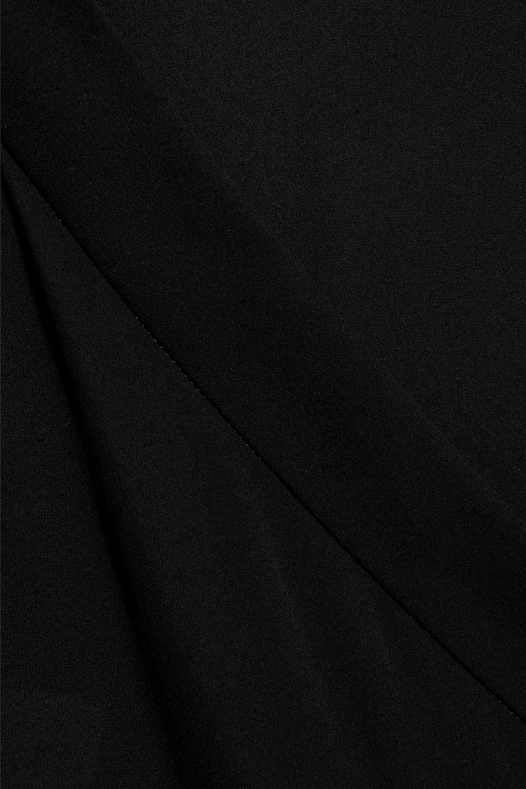 VALENTINO GARAVANI Silk-crepe midi wrap dress