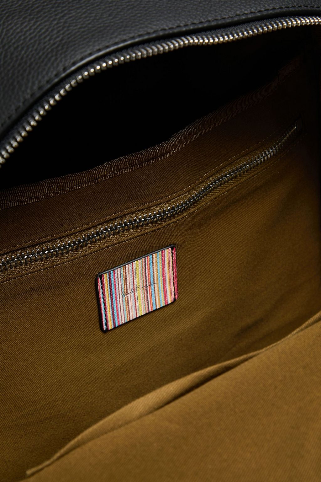 PAUL SMITH Pebbled-leather backpack