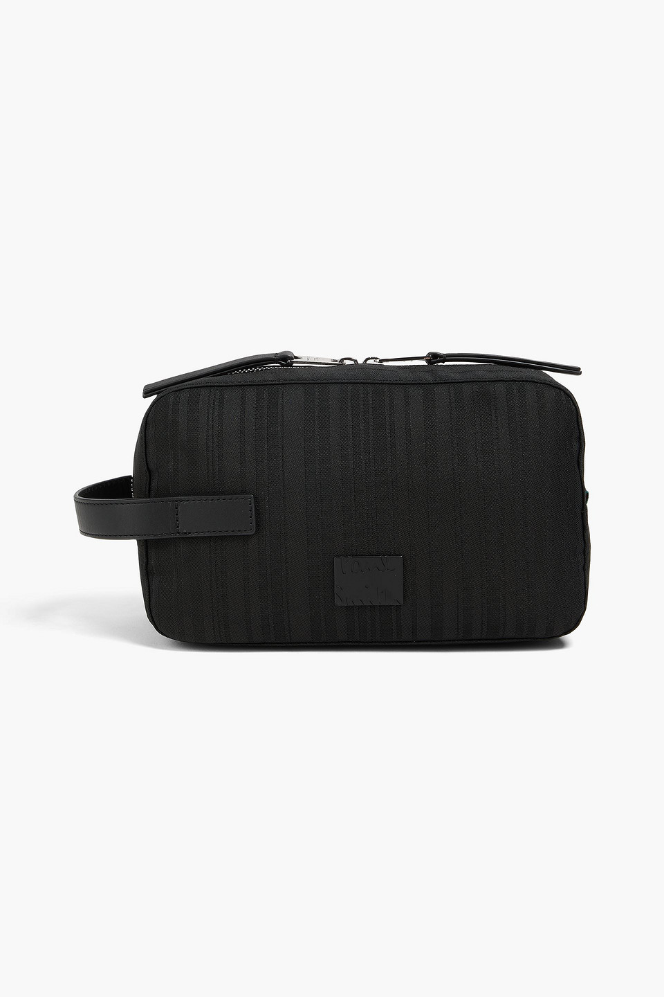 Paul Smith Jacquard Wash Bag In Black