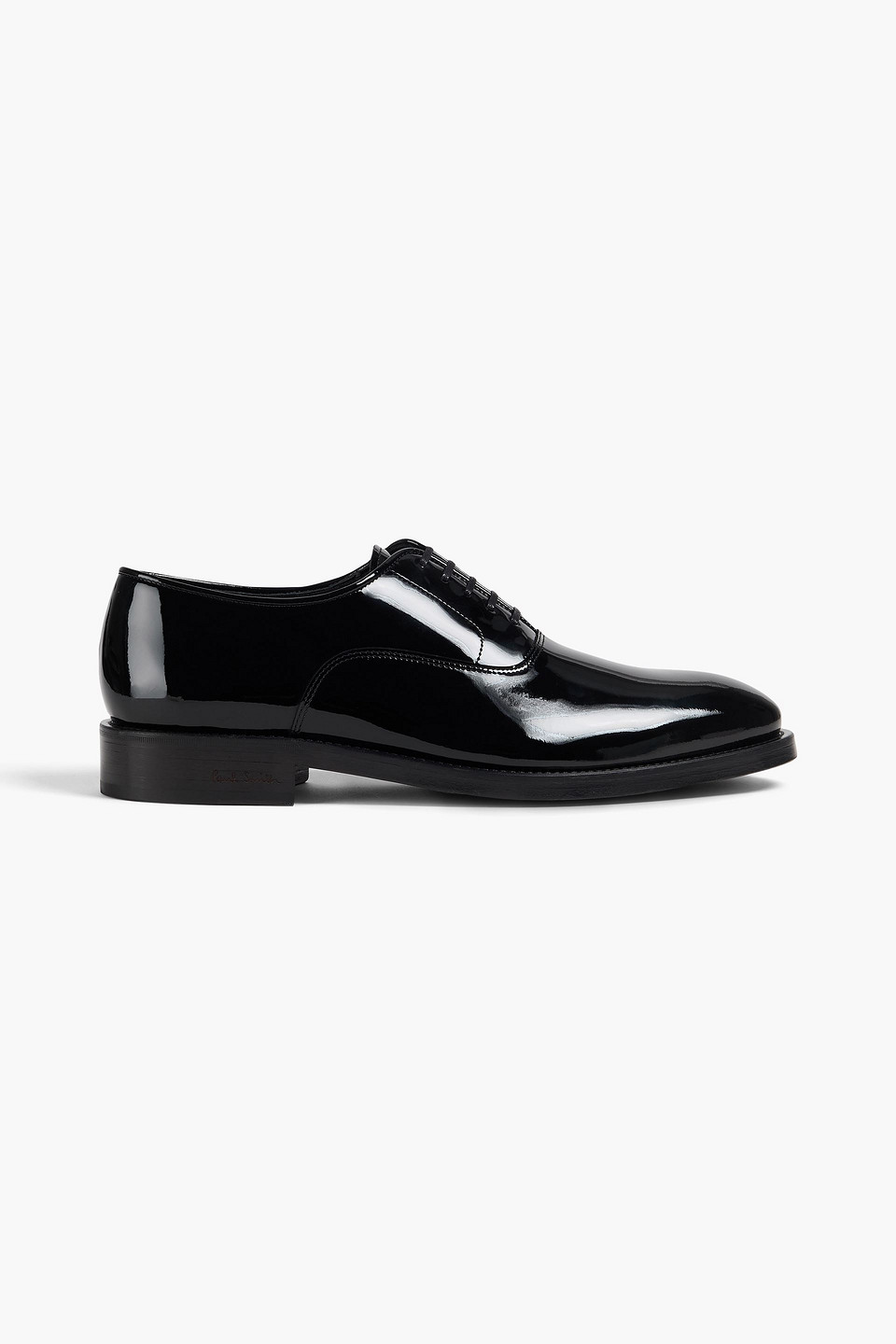 Paul Smith Black 'brubeck' Patent Leather Shoes In Black