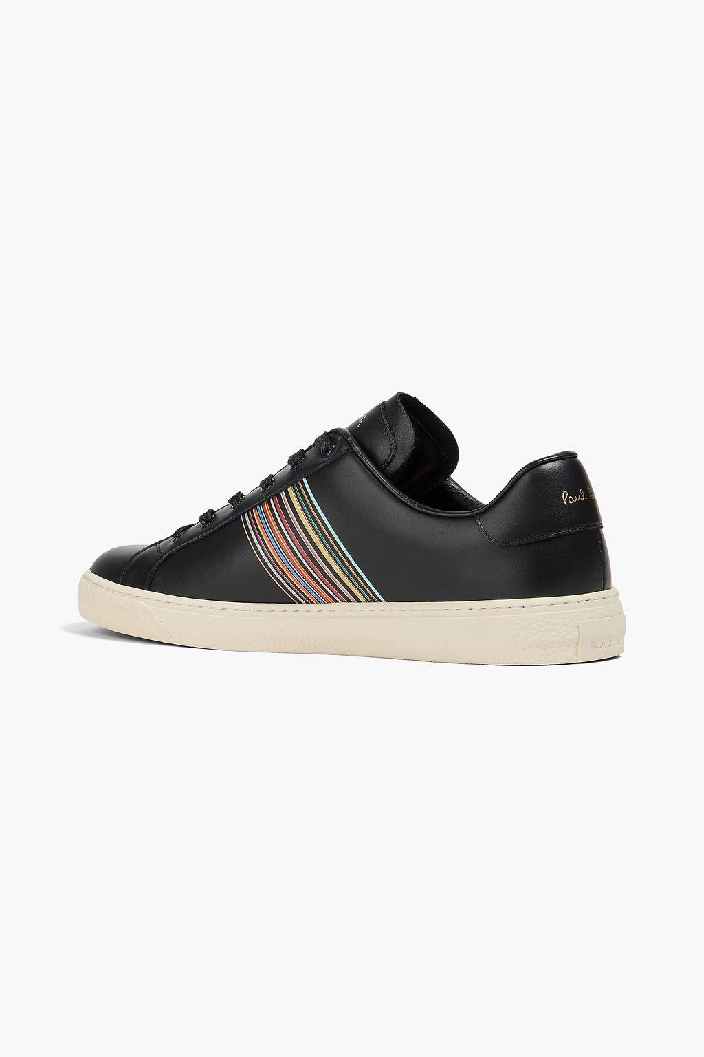 PAUL SMITH Striped leather sneakers