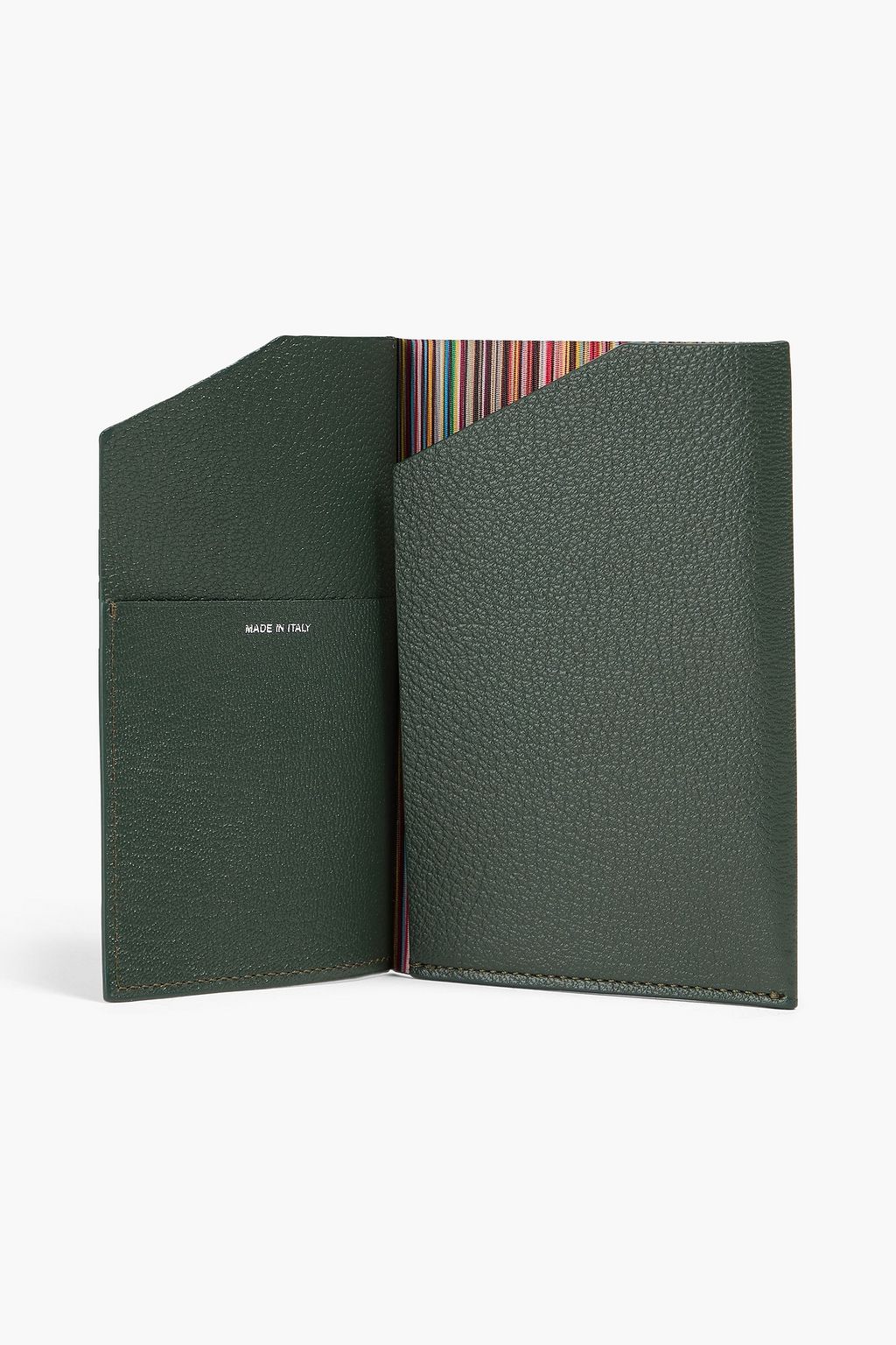 PAUL SMITH غطاء جواز سفر مصنوع من الجلد المُحبّب