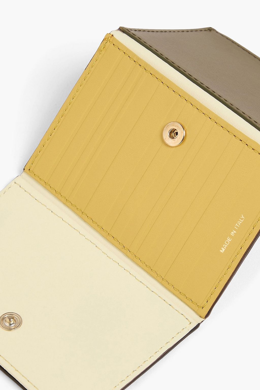 PAUL SMITH Kartenetui aus Leder in Colour-Block-Optik
