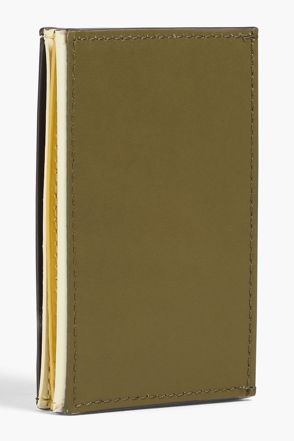 PAUL SMITH Kartenetui aus Leder in Colour-Block-Optik