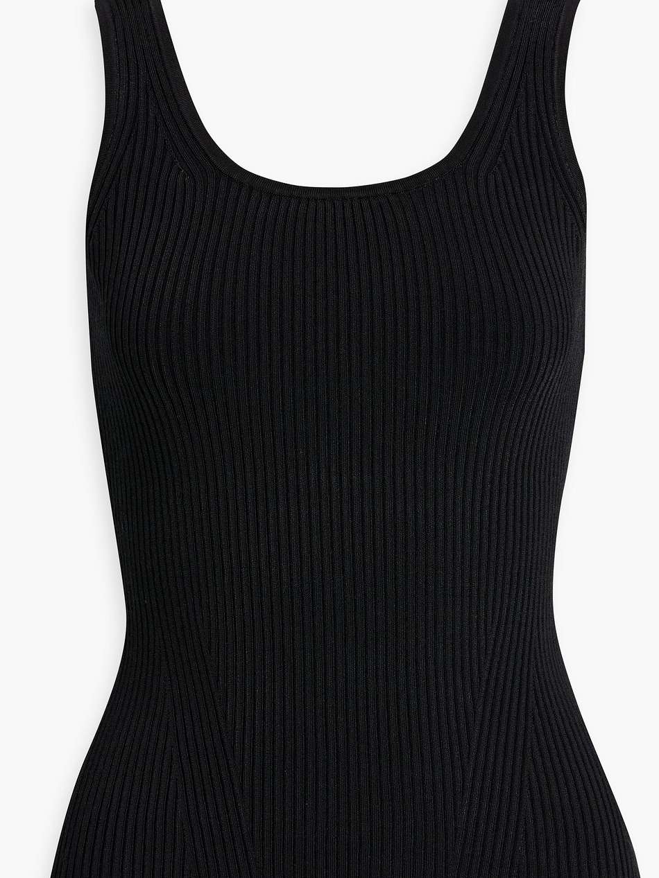 ribbed-knit tank