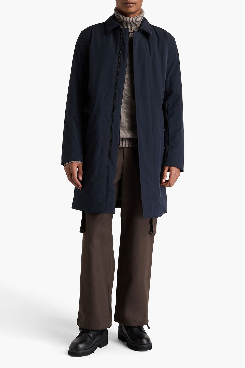 Fusalp Magna Shell Coat In Navy
