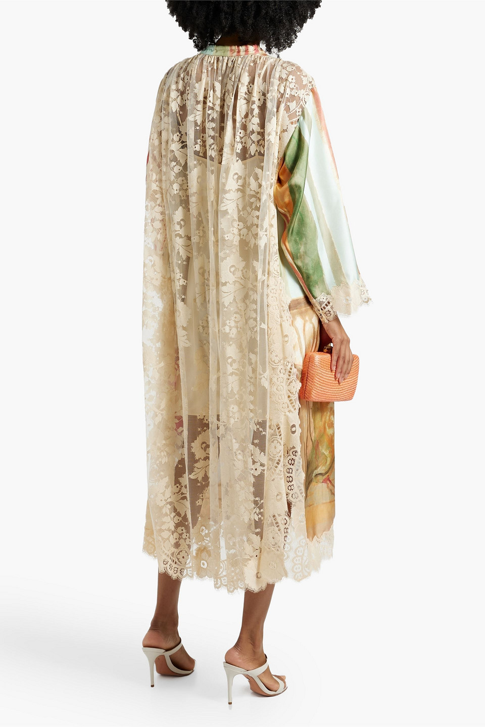 Zimmermann Luminosity Midi Dress In Brick