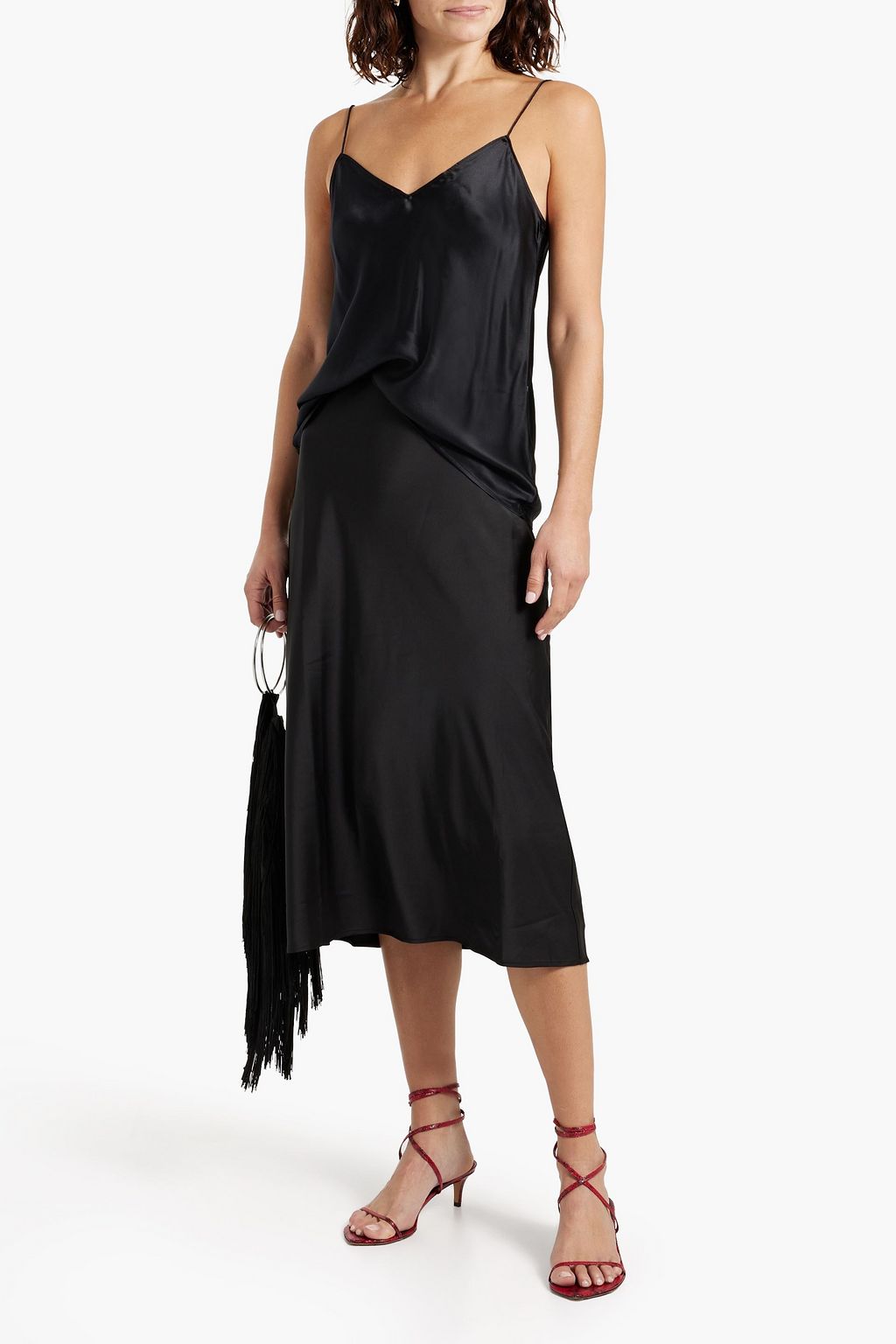 PAIGE Cicely silk-satin camisole