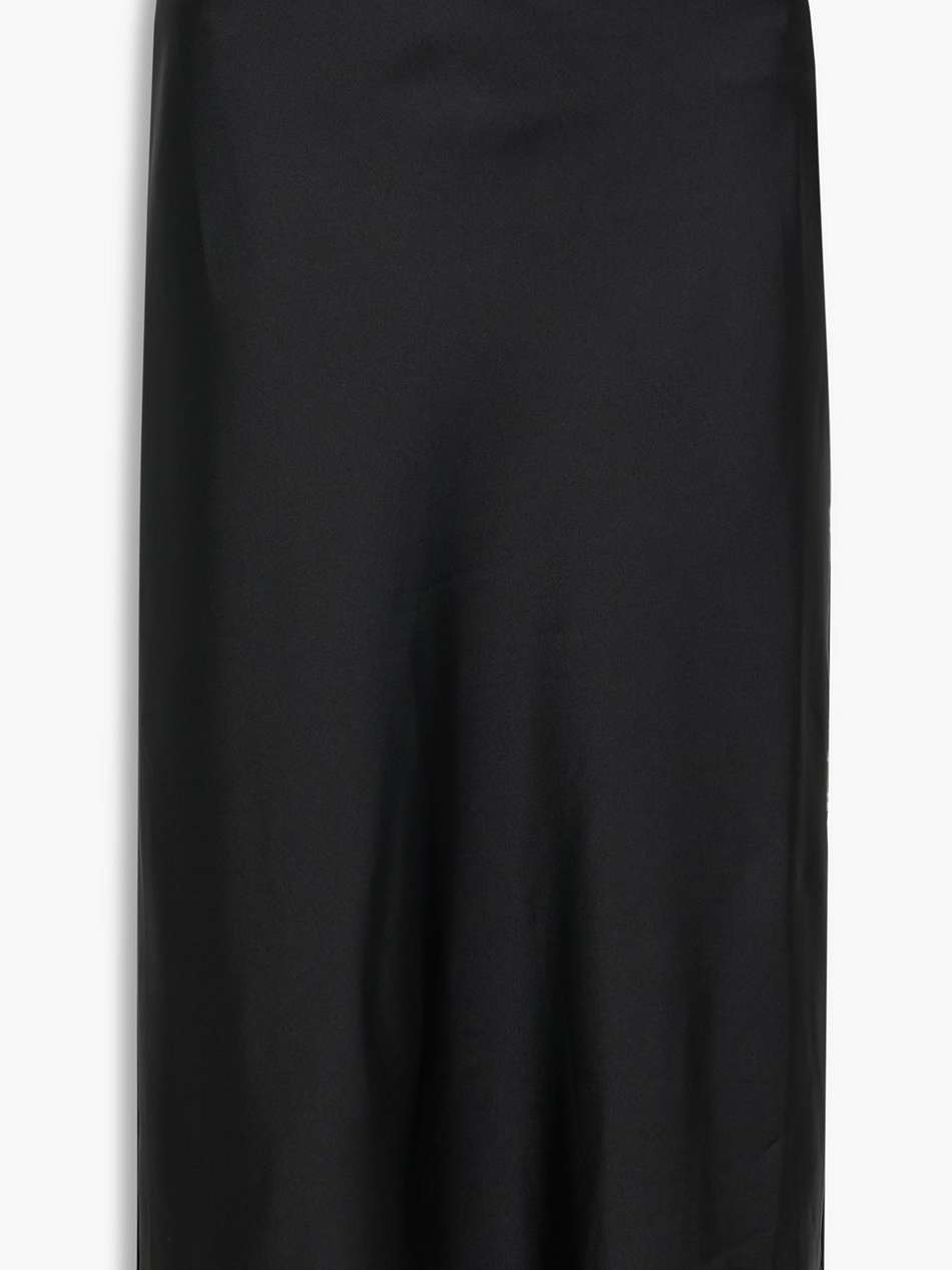 cicely satin midi skirt