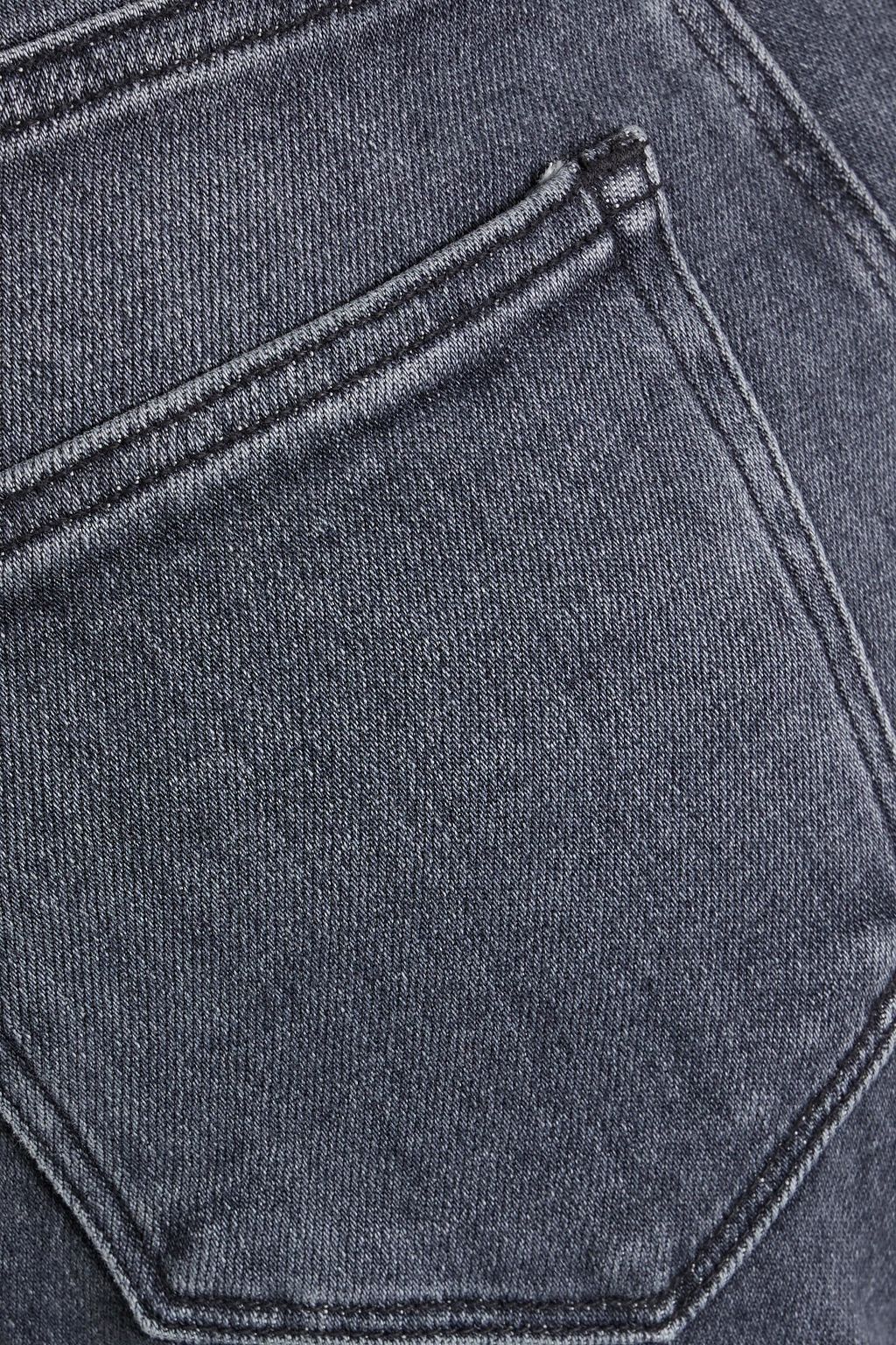 PAIGE Amour cropped high-rise bootcut jeans