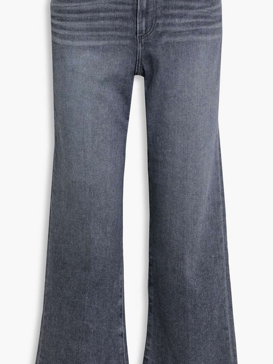 amour cropped high-rise bootcut jeans