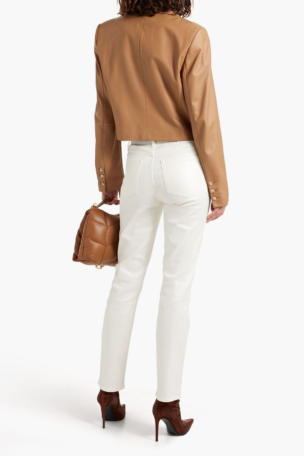 PAIGE Cindy high-rise straight-leg jeans