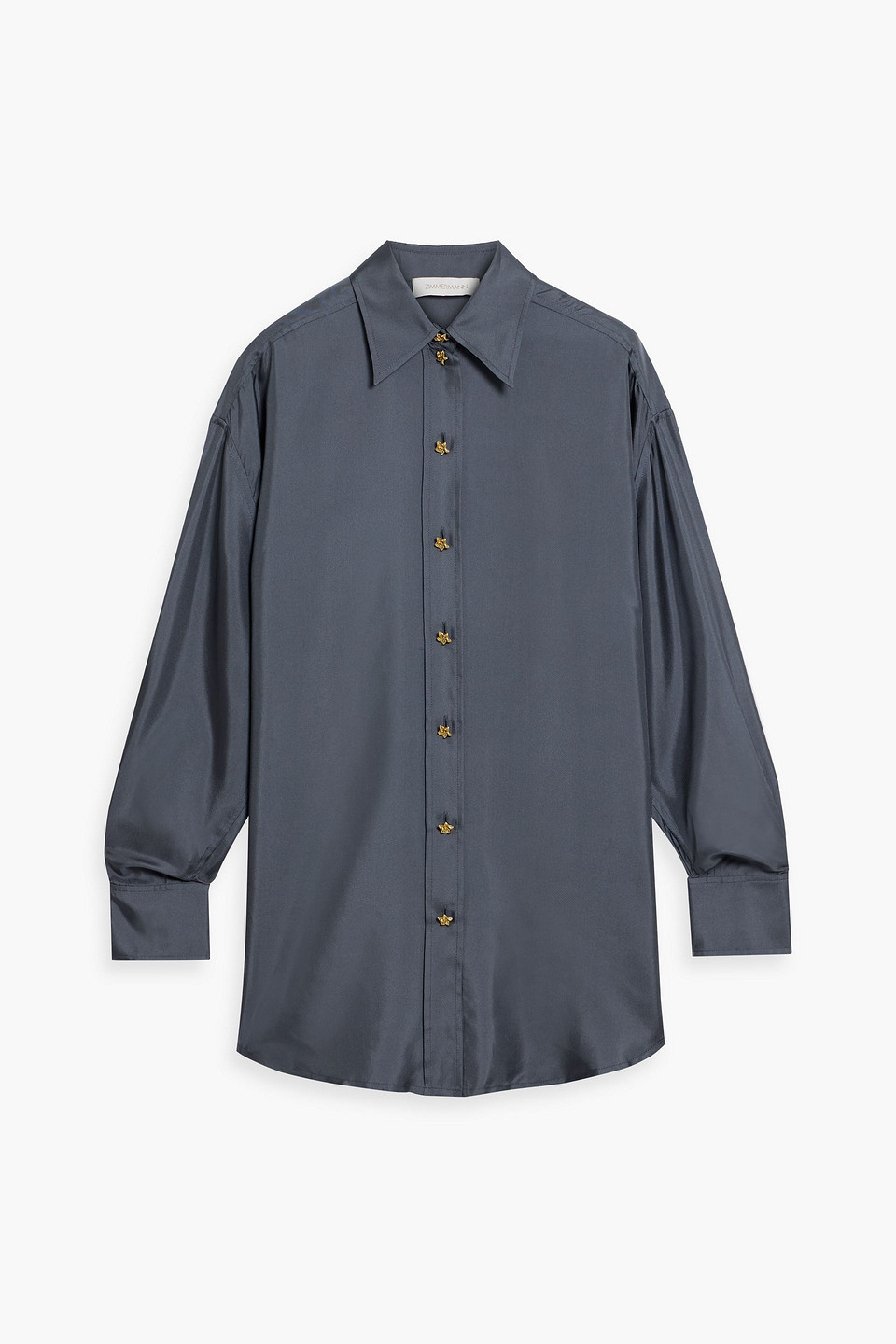 ZIMMERMANN SILK-TWILL SHIRT 