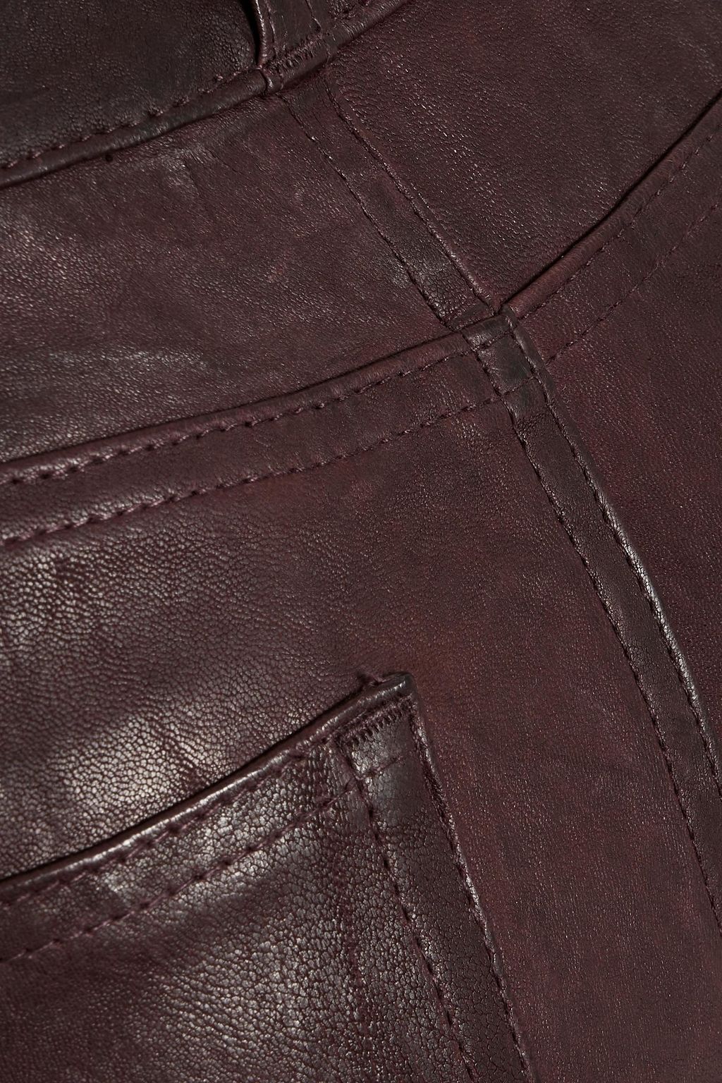 PAIGE Verdugo leather skinny pants