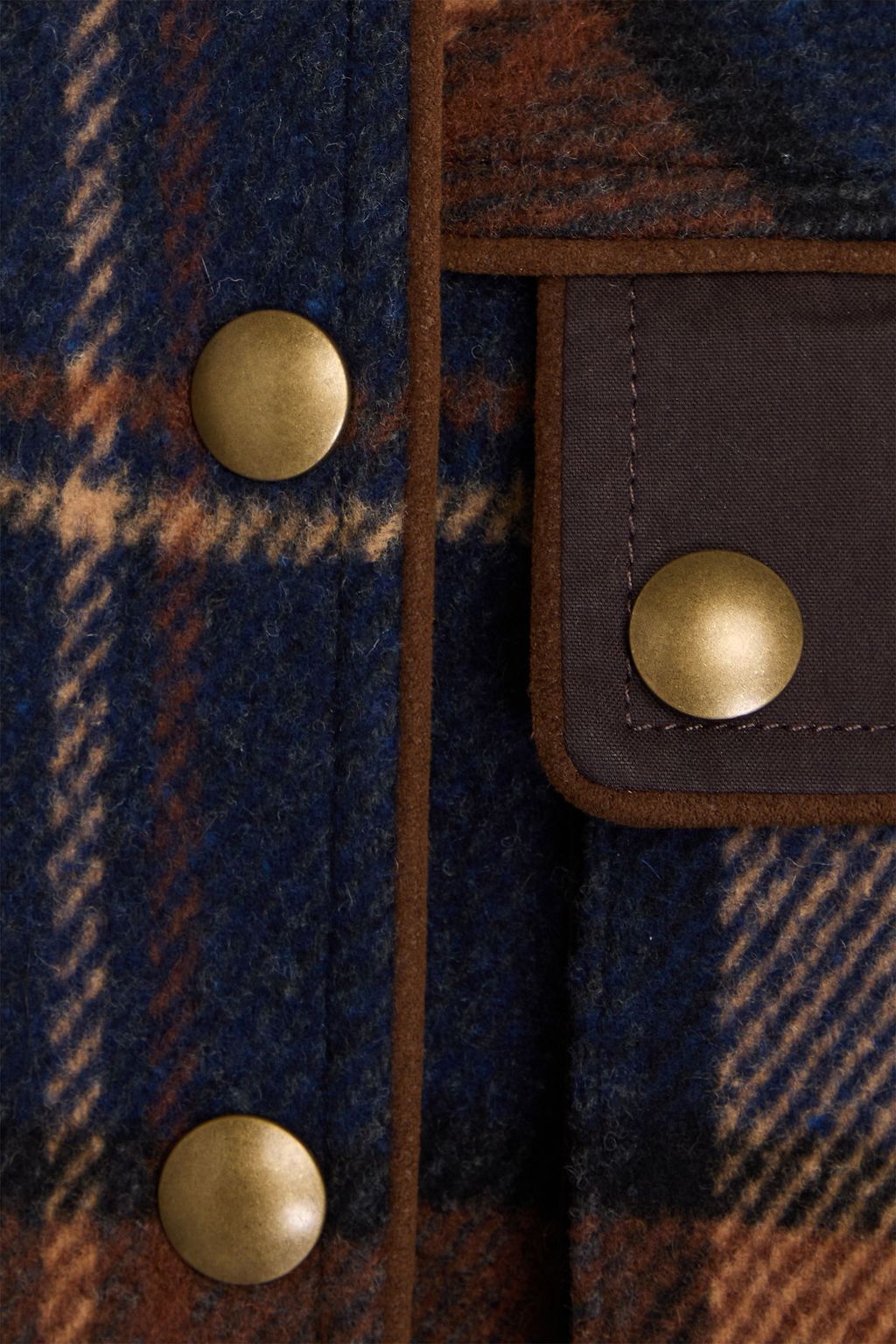 VERONICA BEARD Jadis checked felt jacket