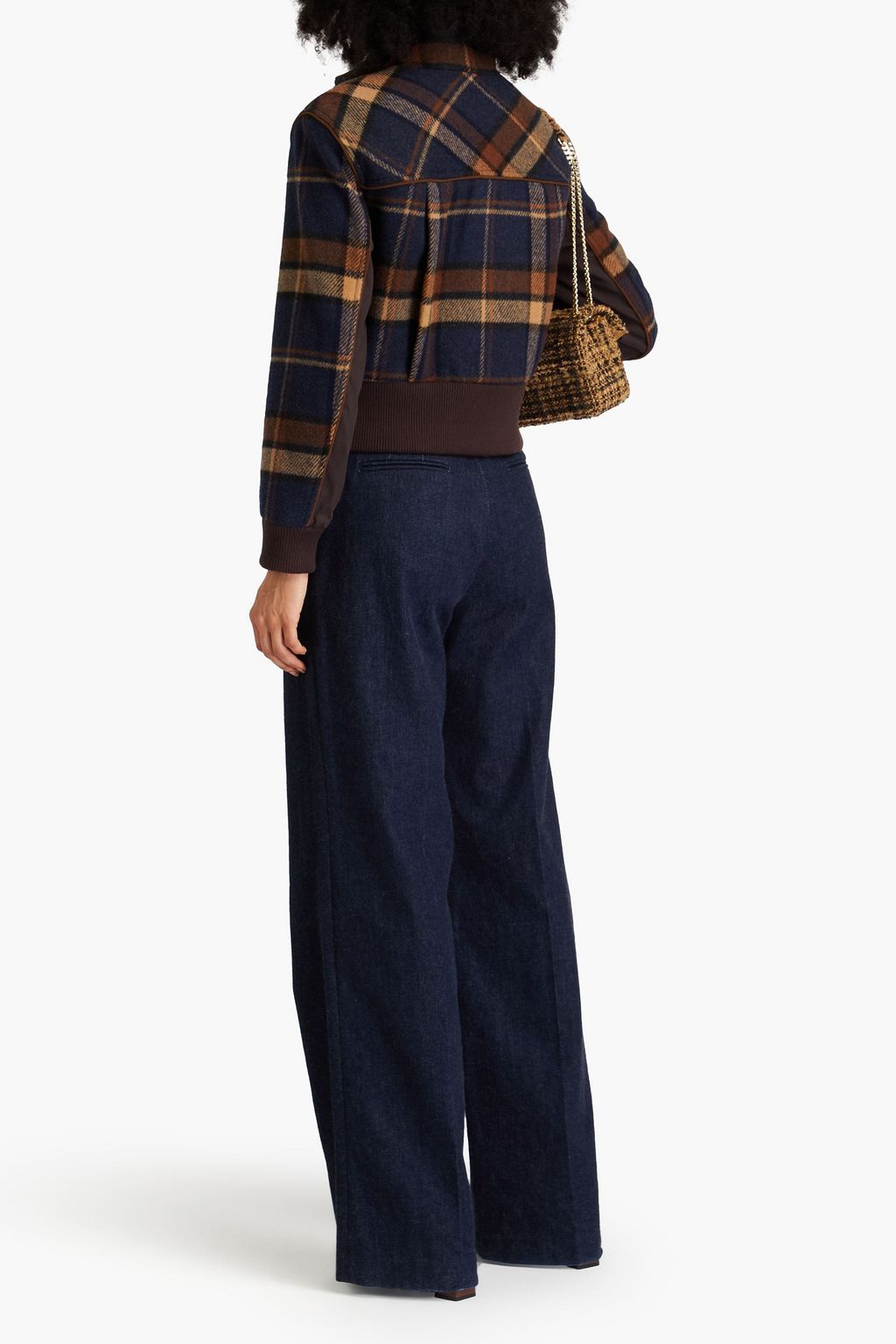 VERONICA BEARD Jadis checked felt jacket