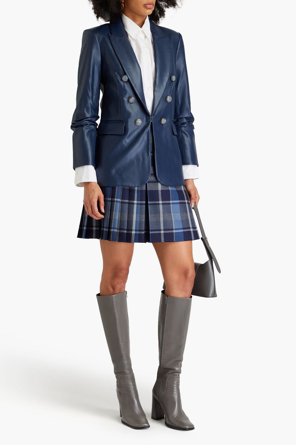VERONICA BEARD Beacon Dickey ruched blazer